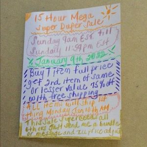 🔥🤩🔥🤩🔥🤩 15 HOUR MEGA SUPER SALE 🔥🤩🛍🔥🤩🛍